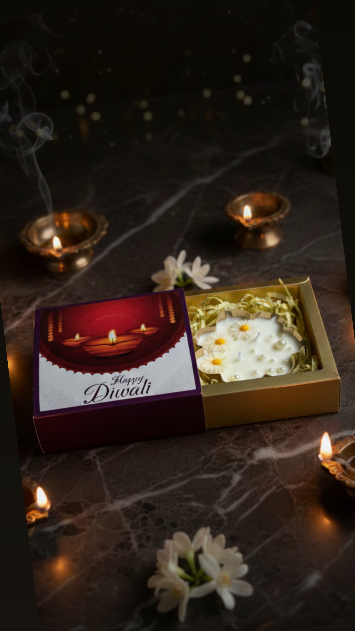 Pearl Urli Candle - Image 4