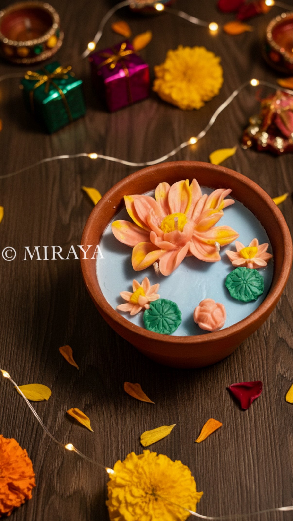 Terracotta Candle - Image 1