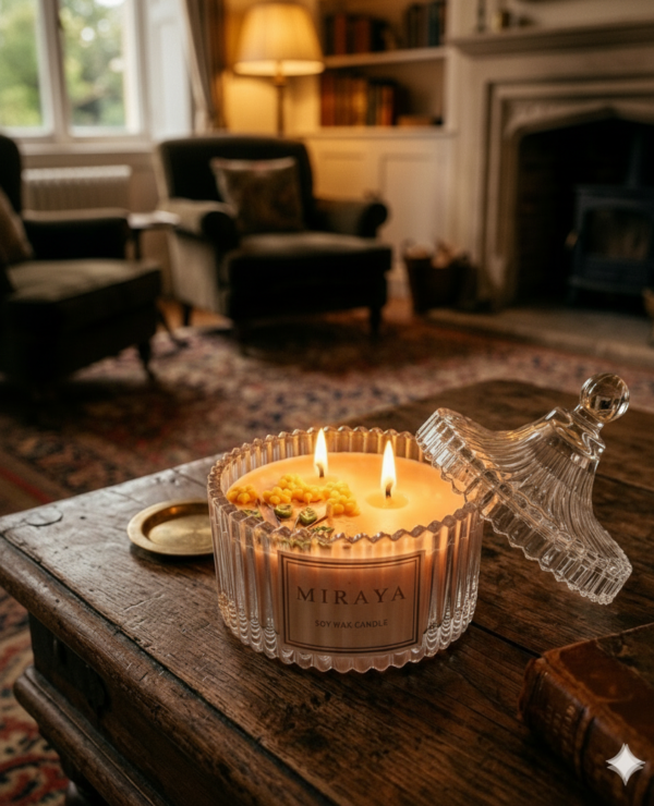 Amber Glow Candle